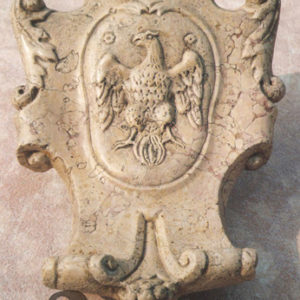 Stemma in marmo Nembro Rosato - Rif. 040