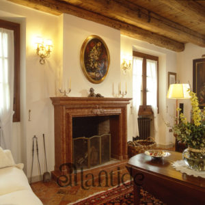 Fireplace frame Marble Rosso Asiago - Ref. 010