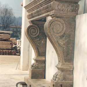 antiken Kamin Gonzaga Stil - Ref. 005